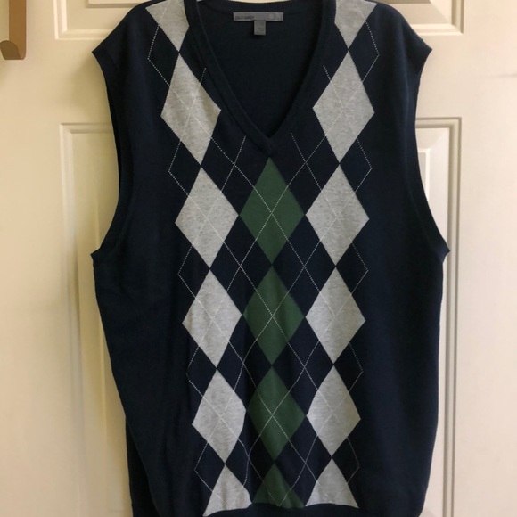 Old Navy Other - Old Navy Sweater Best XL Navy w/ Olive Gray detail